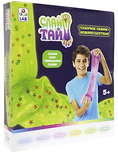 Слайм тайм Набор "Сделай слайм. Северное сияние"