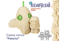 Схема лепки Ракета