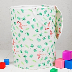 Корзина для игрушек «Фламинго»