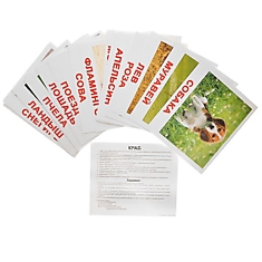 Набор больших обучающих карточек "Мои первые знания"