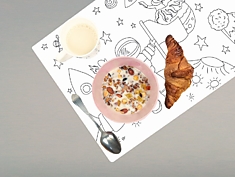 Коврик-раскраска многоразовый "Космос"