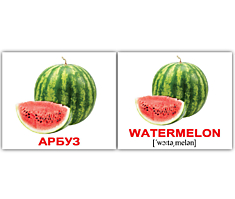 Набор карточек МИНИ-40 "Fruits/Фрукты"